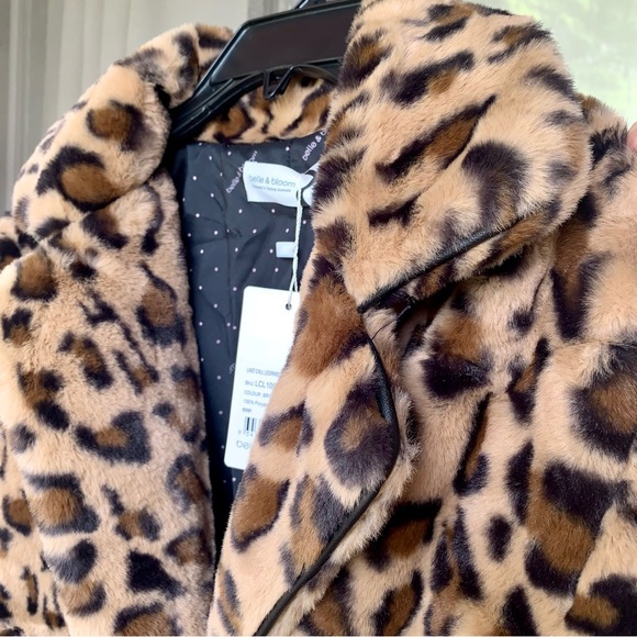 Belle & Bloom Leopard Faux Fur Jacket - Picture 10 of 13